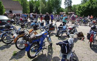 Mopedträff/rally 2019 06 30 Foto: Bogart